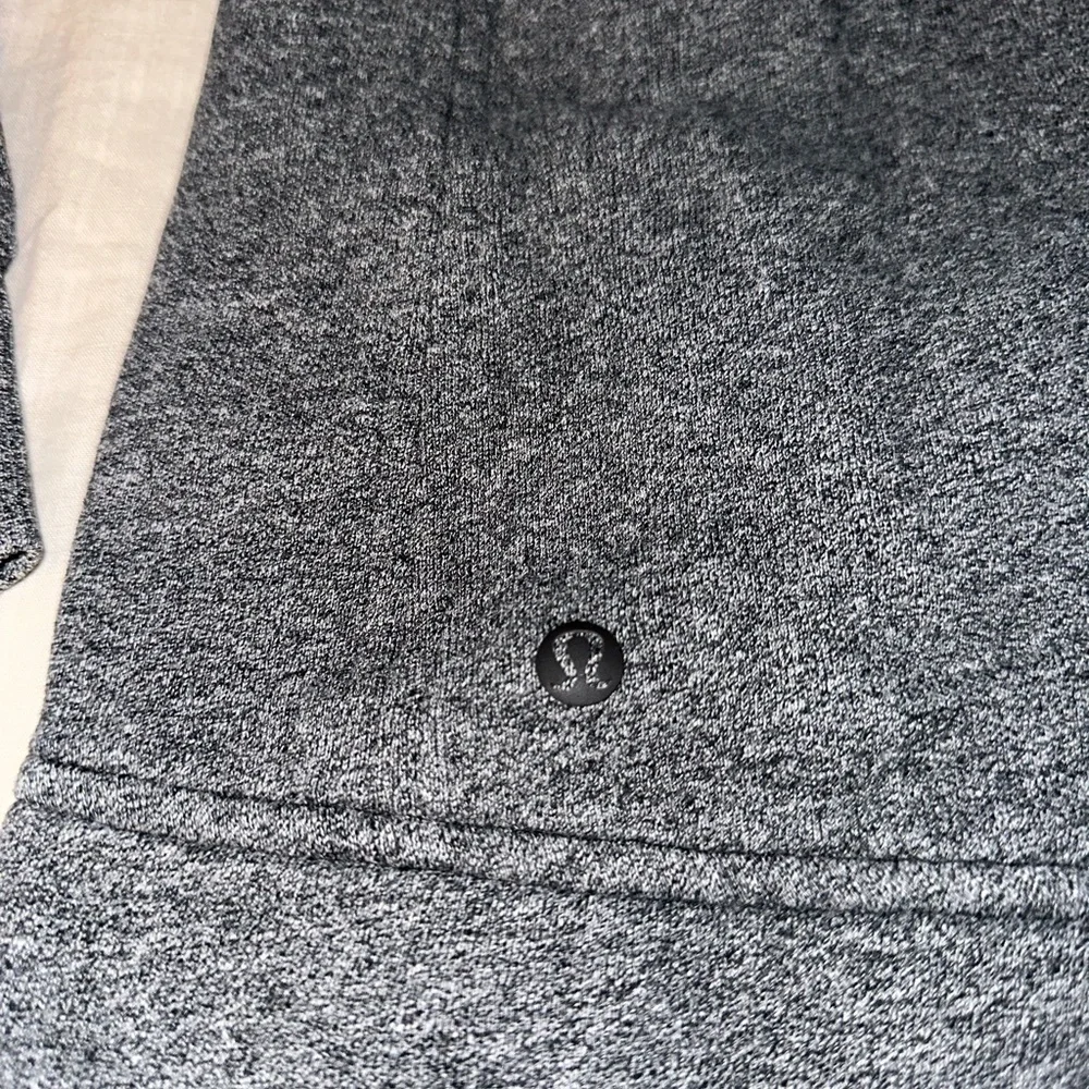 LULULEMON Fleece Please Pullover 4 Heathered Speckled Gray